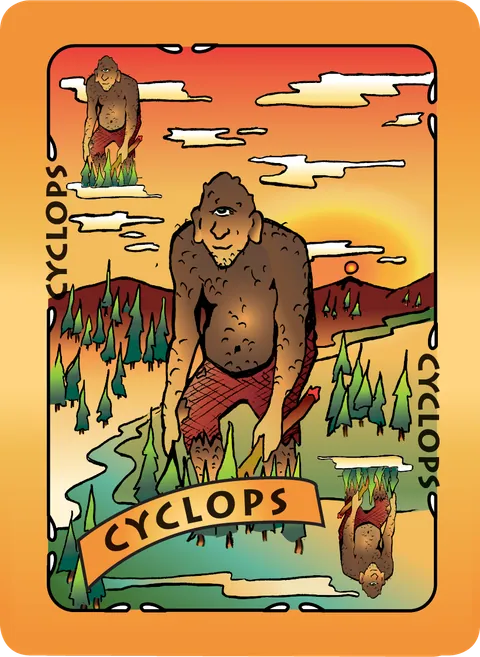 Cyclops card from You Wish! game