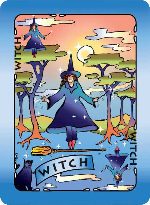 Witch card from You Wish! game