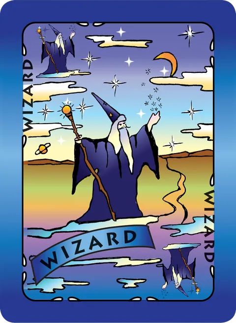 Wizard card from You Wish! game