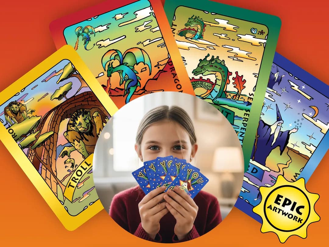 How to play You Wish! — Ask for cards, say You Wish!, collect 4 sets